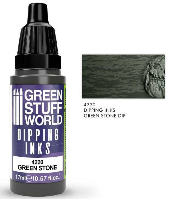 Green Stuff World Dipping ink 17 ml - GREEN STONE DIP