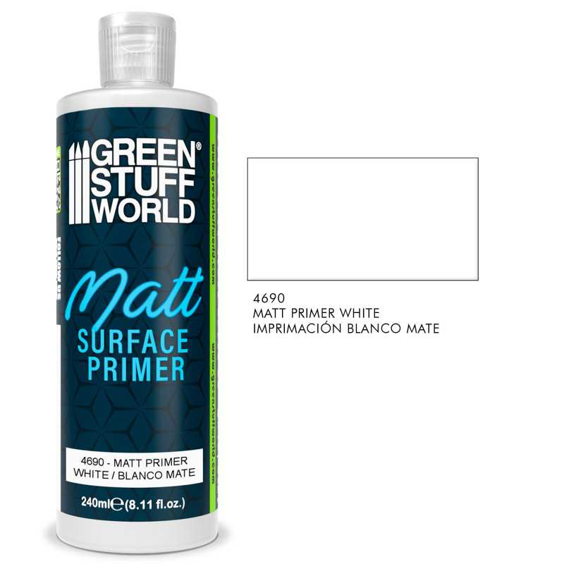 Green Stuff World Matt Surface Primer - White 240ml