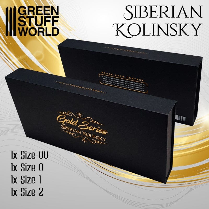 Green Stuff World Premium Brush Set Gold Series - Image 2