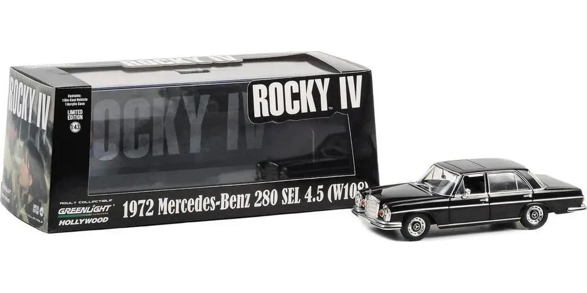 Greenlight 1/43 Rocky IV (1985) 1972 Mercedes Benz 280 SEL 4.5 Movie**