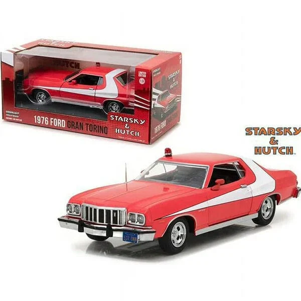 Greenlight 1/43 Starsky & Hutch 1976 Ford Gran Torino Diecast Model - Image 3