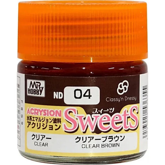 GSI Classy & Dressy Acresion Color Sweets Clear Brown 10ml Paint [ND04]**