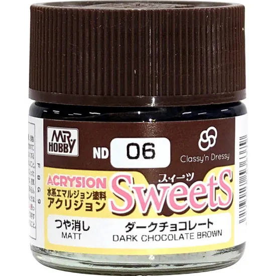 GSI Classy & Dressy Acresion Color Sweets Dark Chocolate 10ml Paint [ND06]**