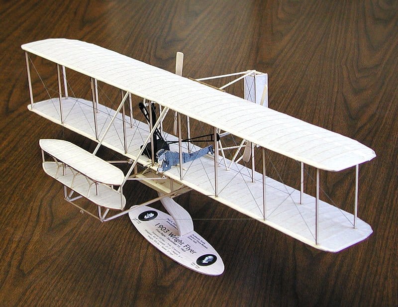 Guillows 1903 Wright Flyer Balsa Plane Model Kit - Image 2