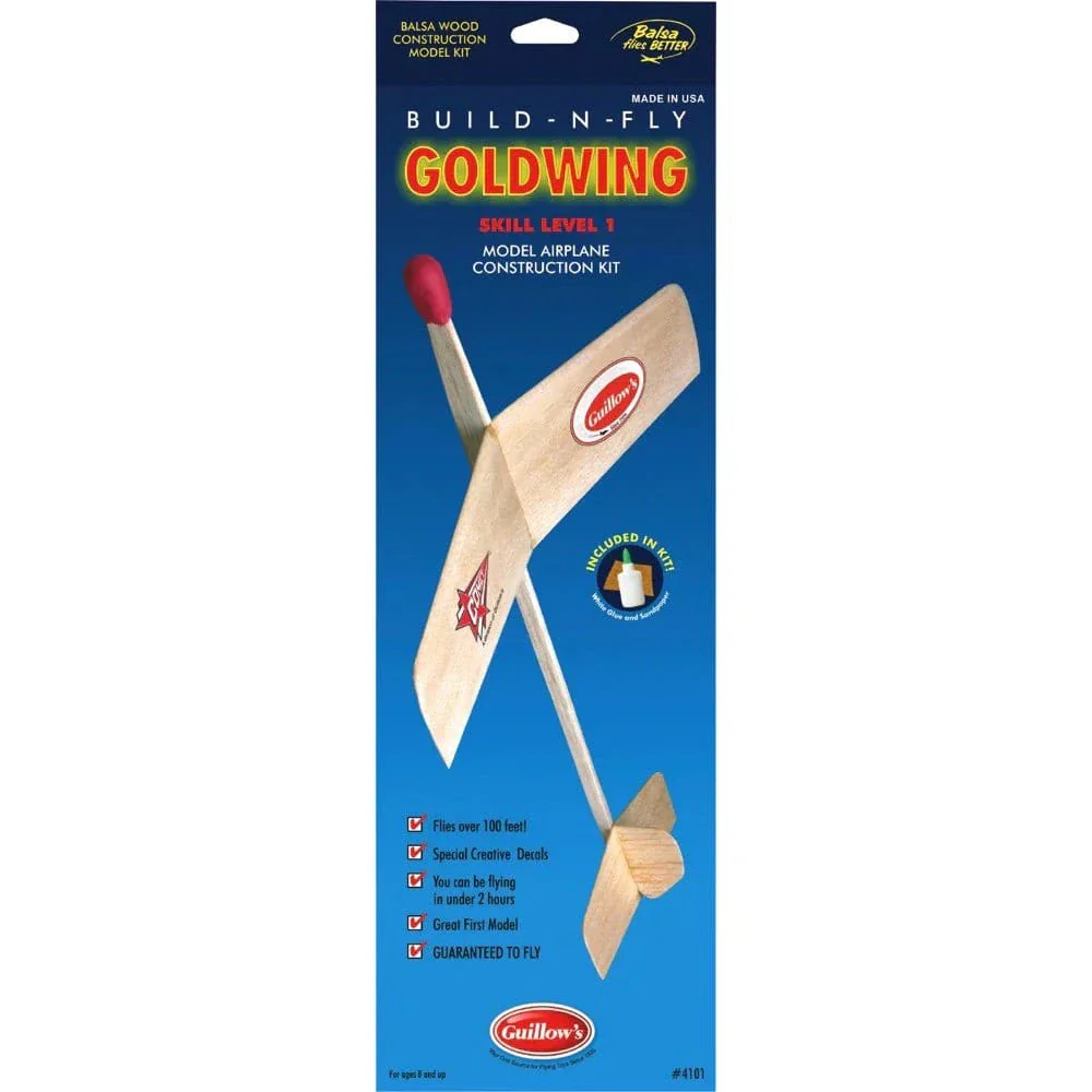 Guillows Goldwing with glue Build-n-Fly - Image 2