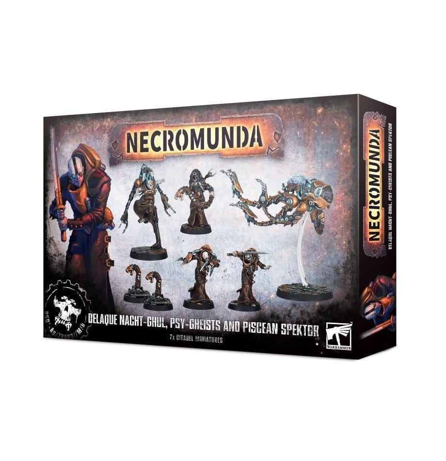 GW 300-77 Necromunda Delaque Naght-Gul and Psy-Gheists and Piscean Spektor