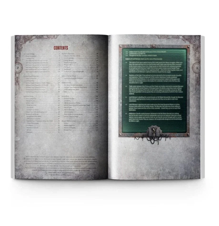 GW 301-05 Necromunda: Book Of The Outlands (Eng)** - Image 2