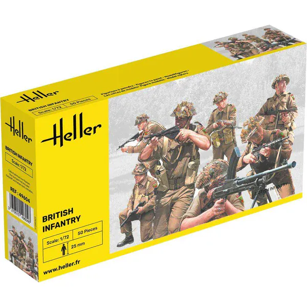 Heller 1/72 British Infantry Plastic Model Kit