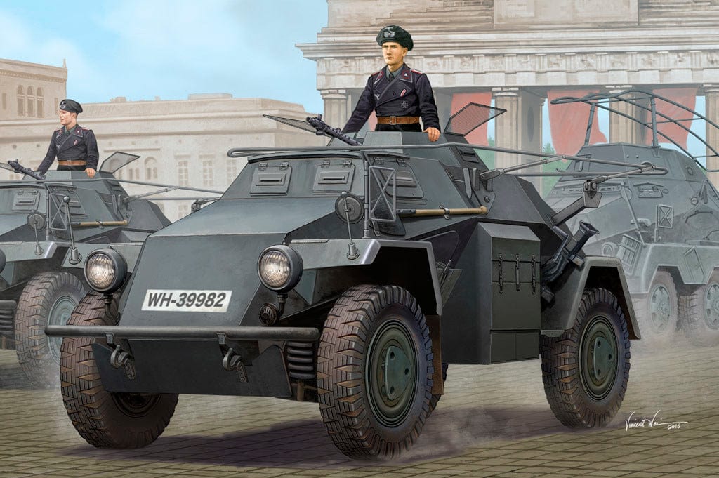 HobbyBoss 1/35 German Sd.Kfz.223 Leichter Panzerspahwagen (1st Series) Plastic Model Kit [83817]