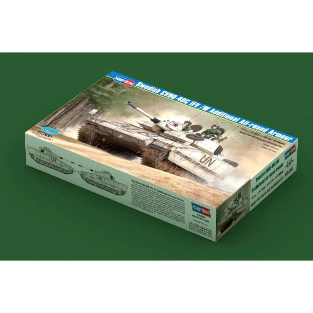 HobbyBoss 1/35 Sweden CV90-40C IFV /W Additional All-round Armour Plastic Model Kit [82475] - Image 2
