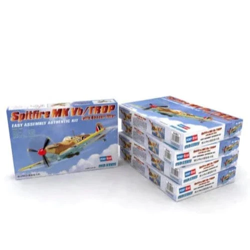 HobbyBoss 1/72 Spitfire MK.Vb TROP Plastic Model Kit [80214] - Image 2