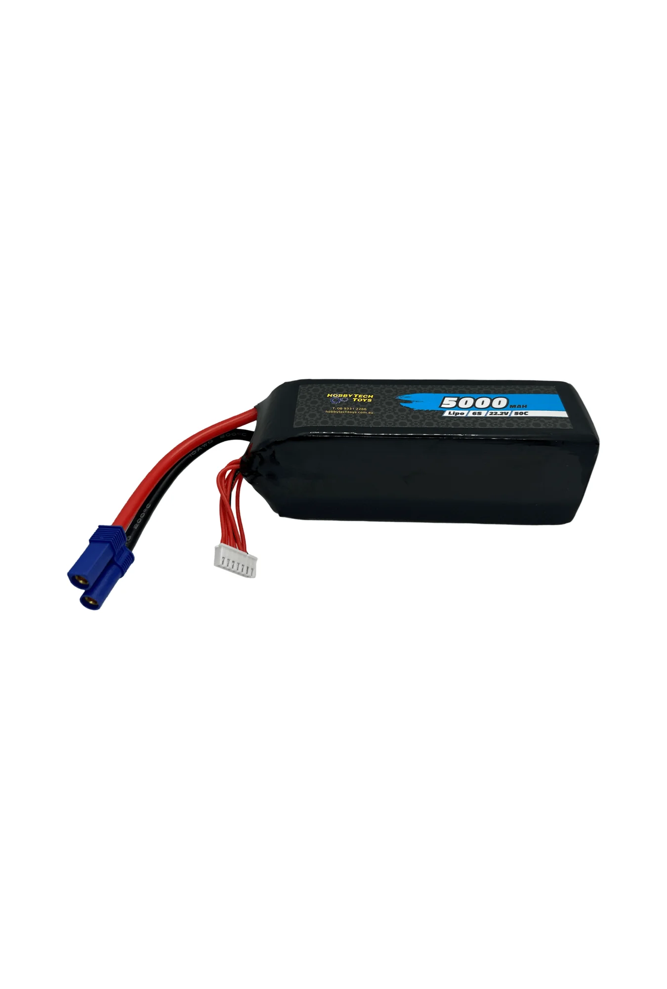 Hobbytech 5000mah 6S 22.2v 50c Softcase Lipo Battery - EC5