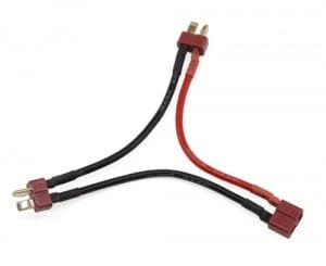 Hobbytech Deans Series Lead 14awg 10cm (2x Male, 1x Female)