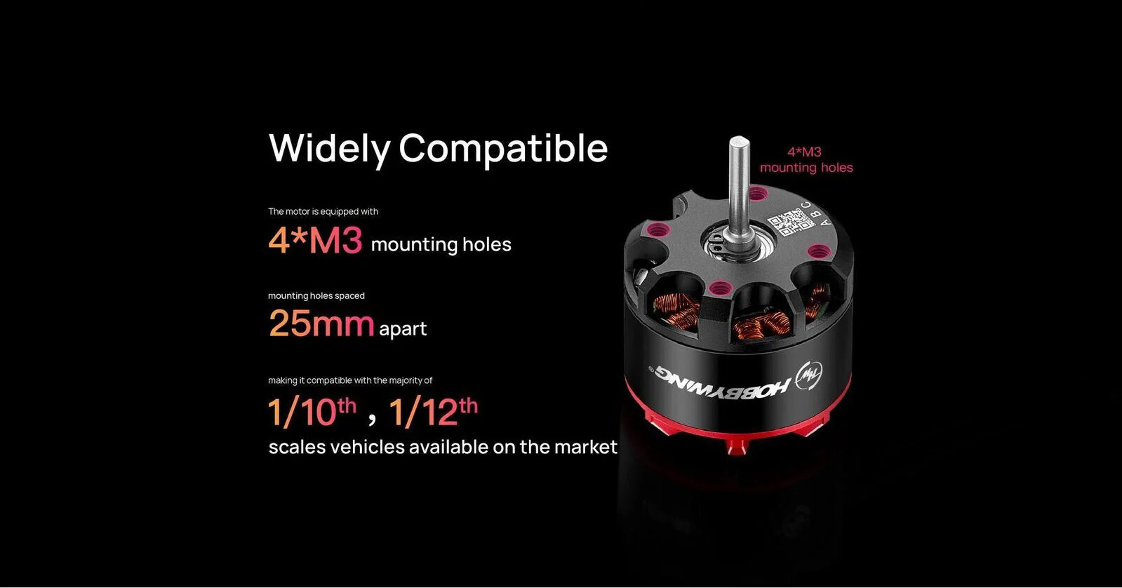 Hobbywing Quicrun Outer 3530 SL Brushless Outrunner Motor (2200Kv) - Image 2