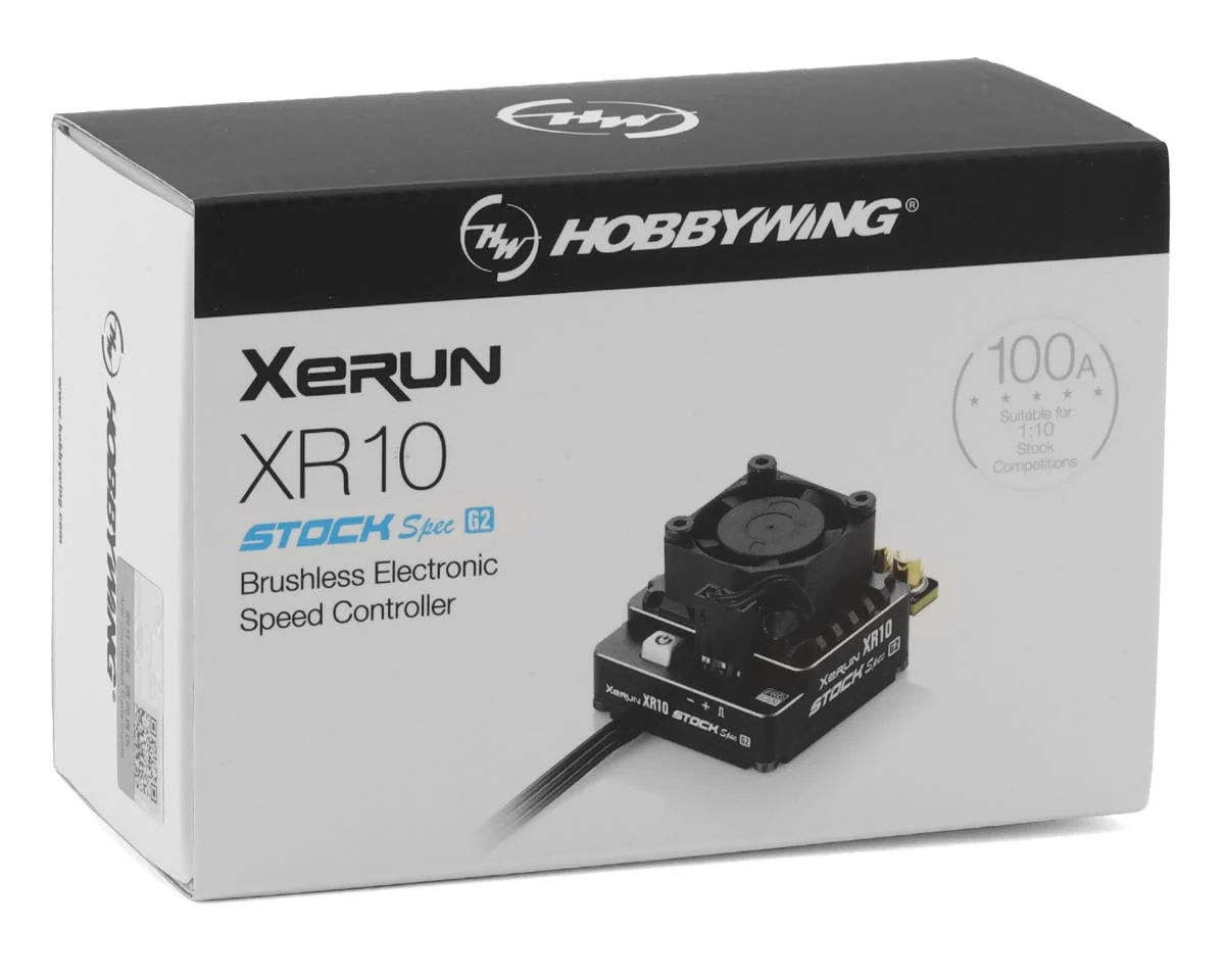 Hobbywing Xerun XR10 Stock Spec G2 1/10 Sensored Brushless ESC [30112402] - Image 3