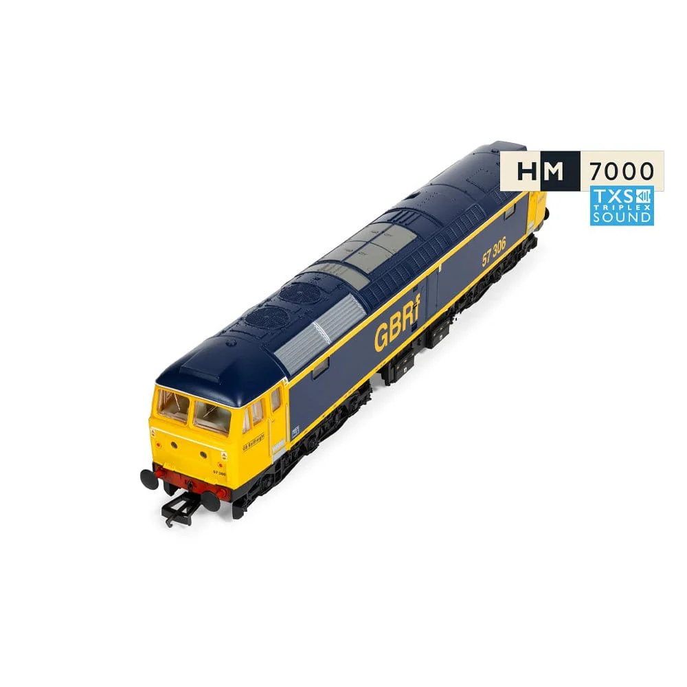 Hornby OO Scale Railroad GBRF Class 57 57306 - Sound Fitted [R30441TXS] - Image 2