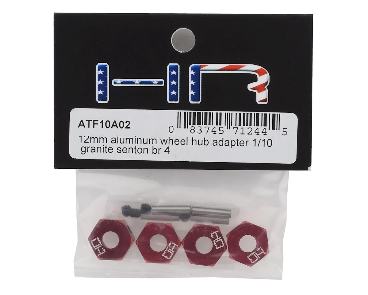 Hot Racing Arrma Granite/Senton Aluminum 12mm Wheel Hub Adapter (4)** - Image 2