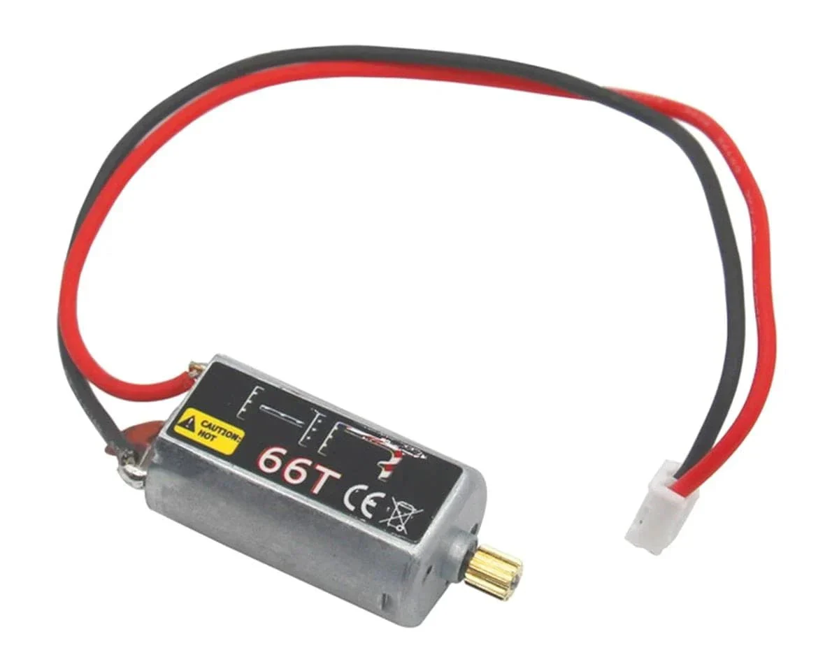 Hot Racing Axial SCX24 050 High Torque Brushed Motor w/Pinion (66T) - Requires Adaptor