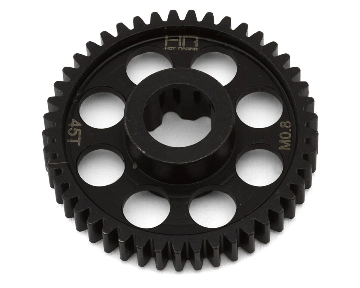 Hot Racing Mod 0.8 Hardened Steel Spur Gear for Traxxas Mini Maxx (45T)