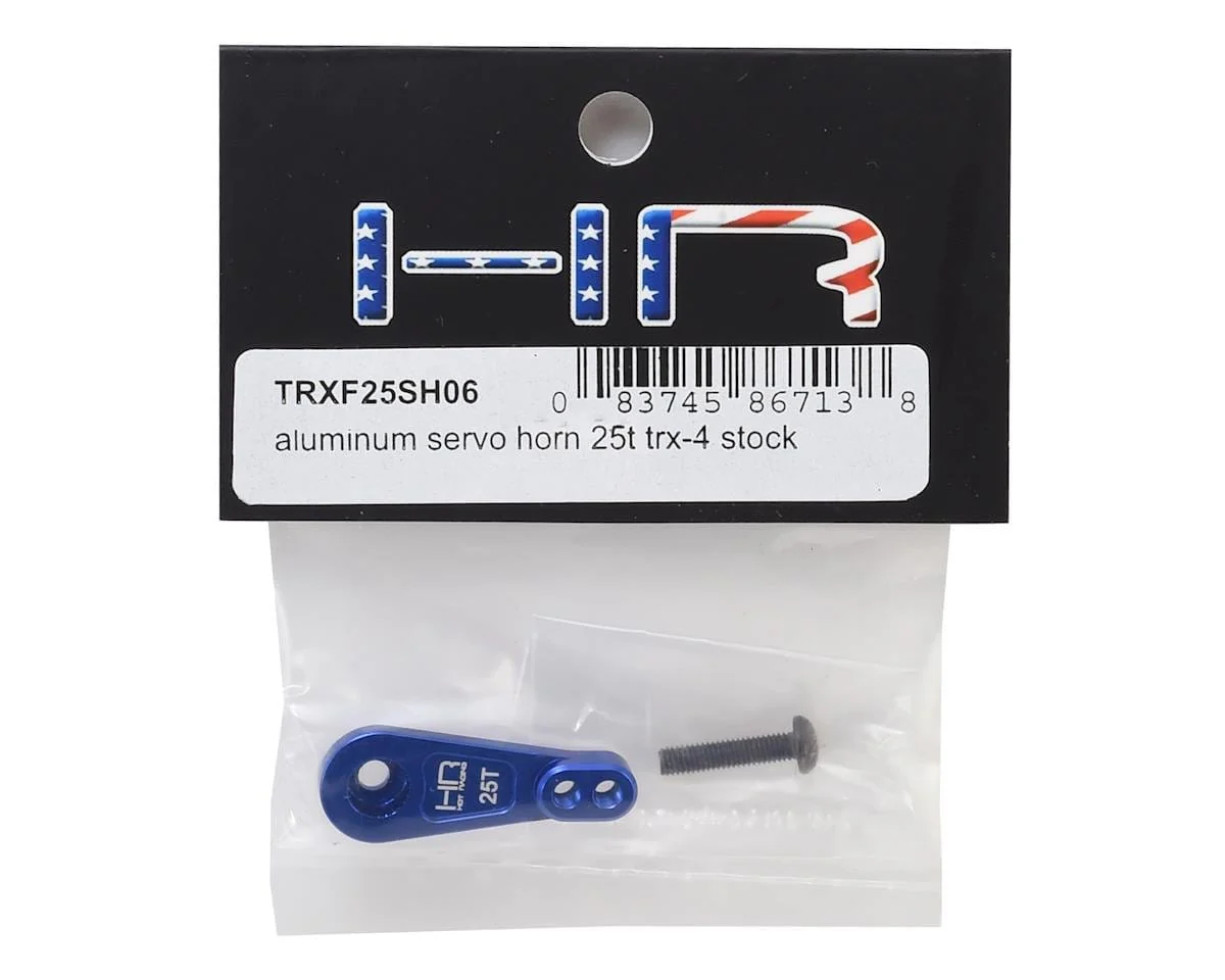 Hot Racing Traxxas TRX-4 Aluminum Servo Horn (Blue) (25T) - Image 2