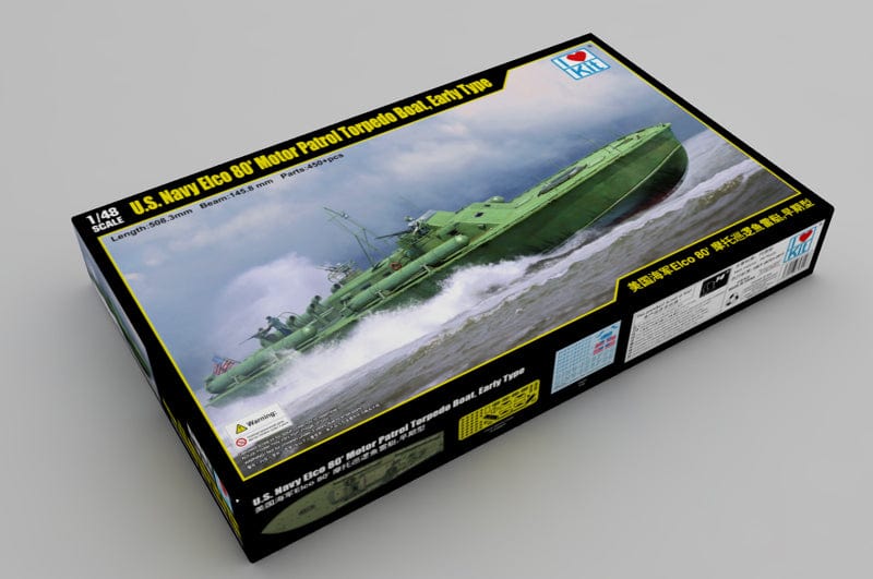 I Love Kit 1/48 Elco 80' Motor Patrol Torpedo Boat, Early Type Plastic Model Kit [64802]