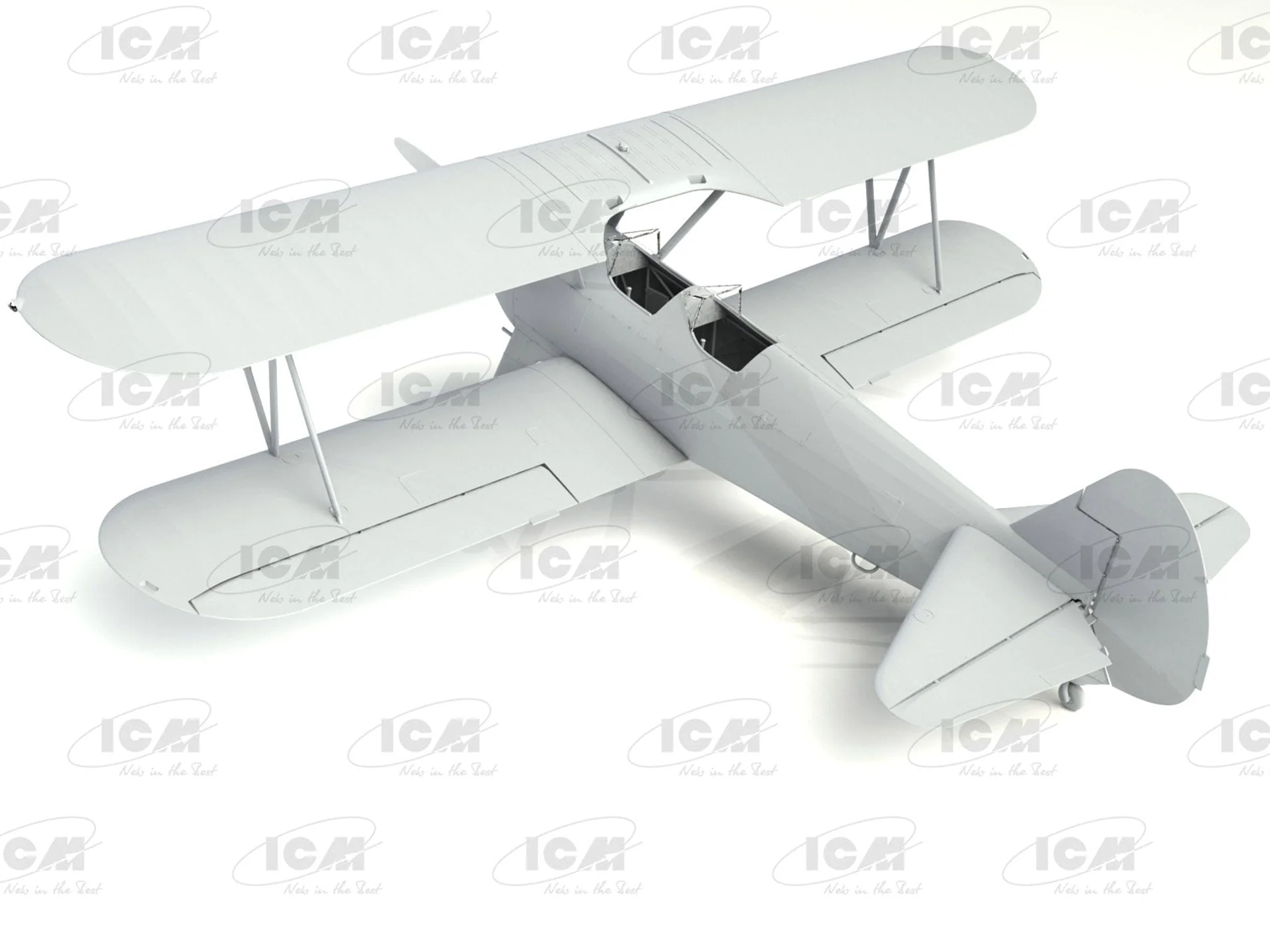 ICM 1/32 Stearman PT-17 with American Cadets Plastic Model Kit - Image 3