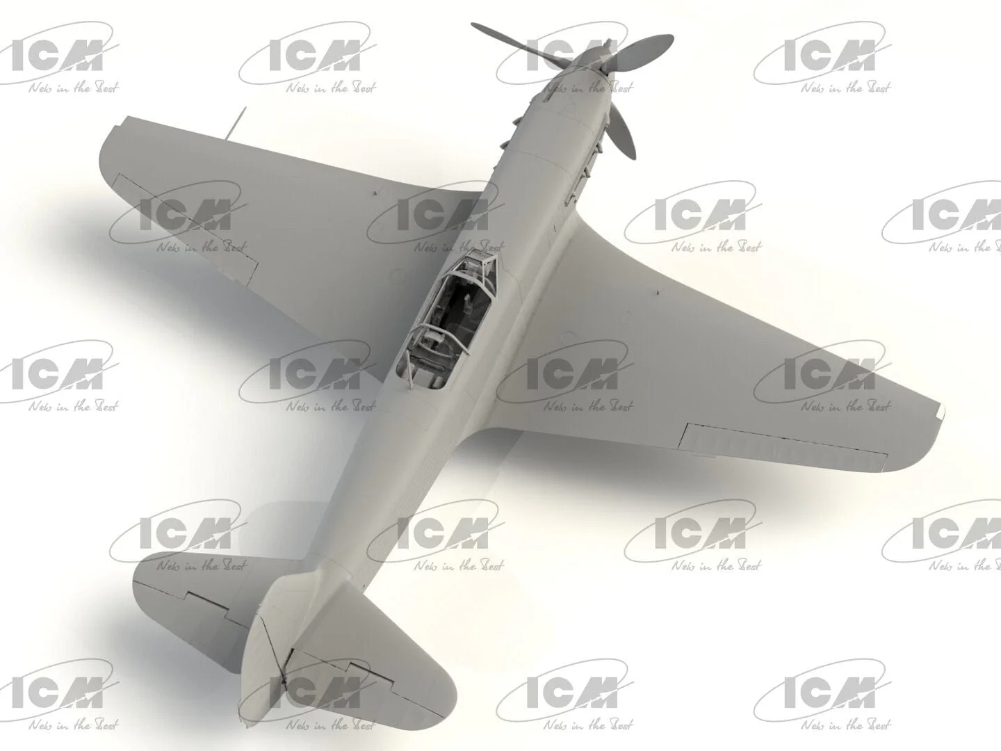 ICM 1/32 Yak-9T WWII Soviet fighter Plastic Model Kit - Image 2