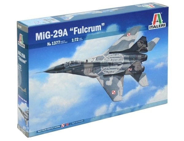 Italeri 1/72 Mig29 Fulcrum Plastic Model Kit