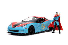 Jada 1/24 Doctor Strange Figure w/2006 Chevy Corvette Movie**