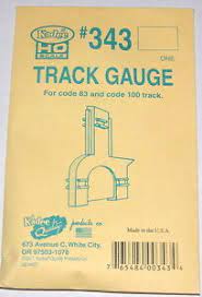 Kadee #343 HO Track Gauge Code 100 & 83