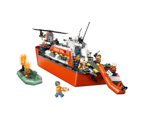 LEGO City: Coast Guard Rescue Boat & Helicopter [60504] - Image 4