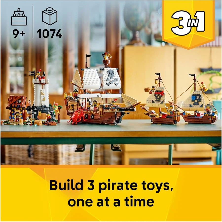 LEGO Creator 3in1 - Iconic Pirate Ship [31387] - Image 7