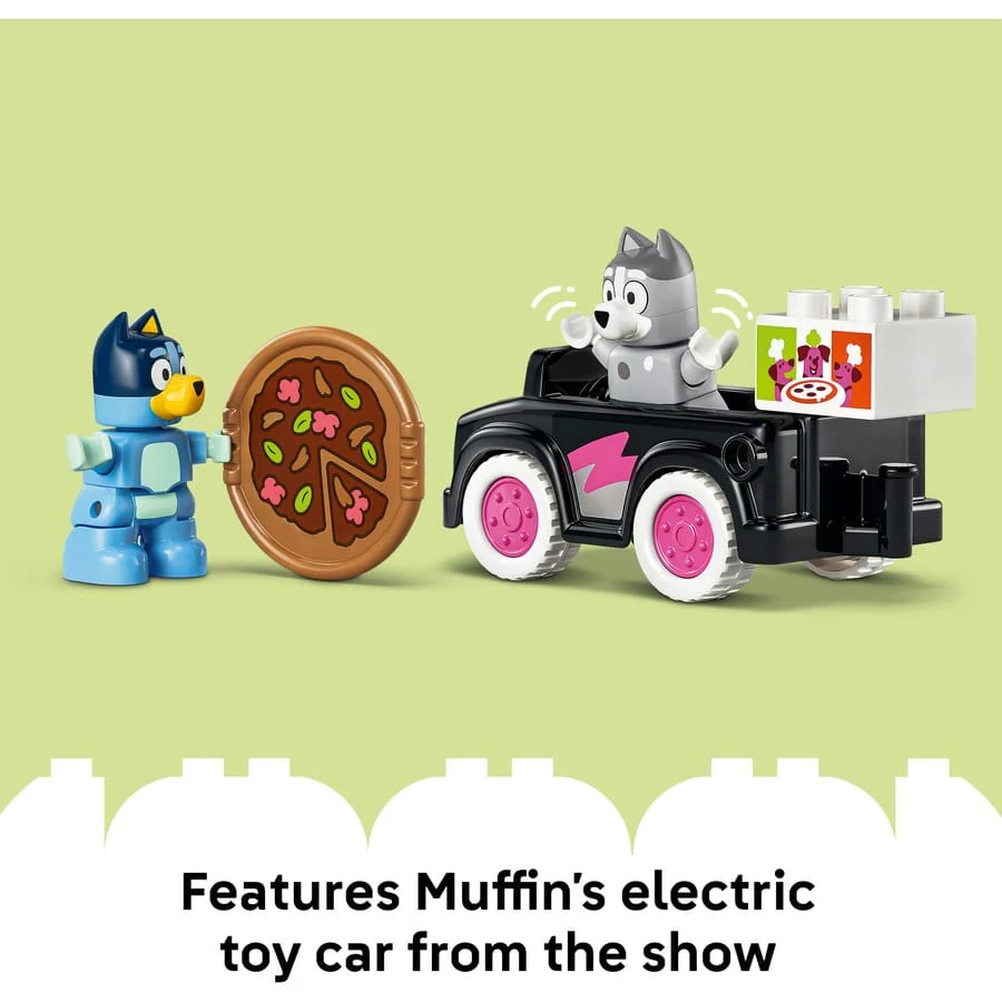 LEGO Duplo - Pizza Girls with Muffin and Bluey [10469] - Image 4