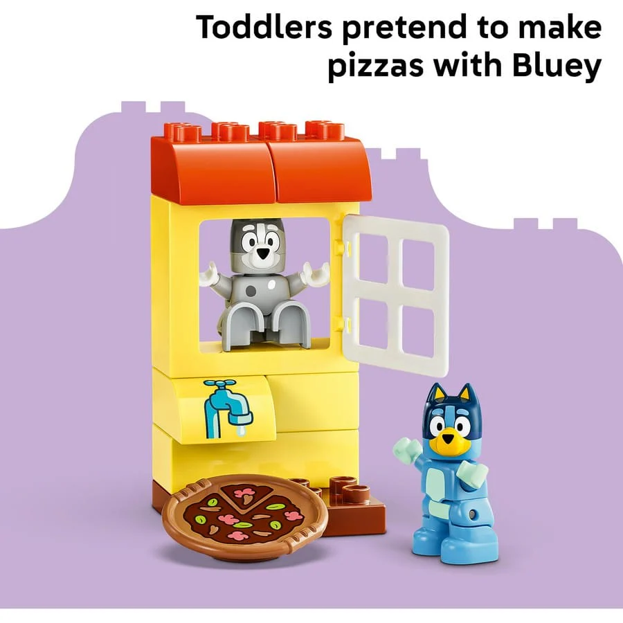 LEGO Duplo - Pizza Girls with Muffin and Bluey [10469] - Image 5