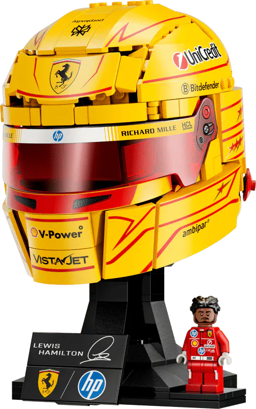 LEGO Editions: Scuderia Ferrari HP Lewis Hamilton Helmet [43022] - Image 4