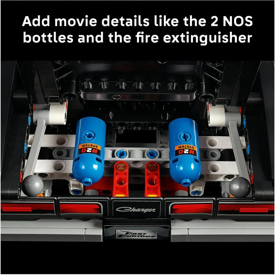 LEGO Technic - Fast and Furious Dodge Charger R/T Car [42231] - Image 4