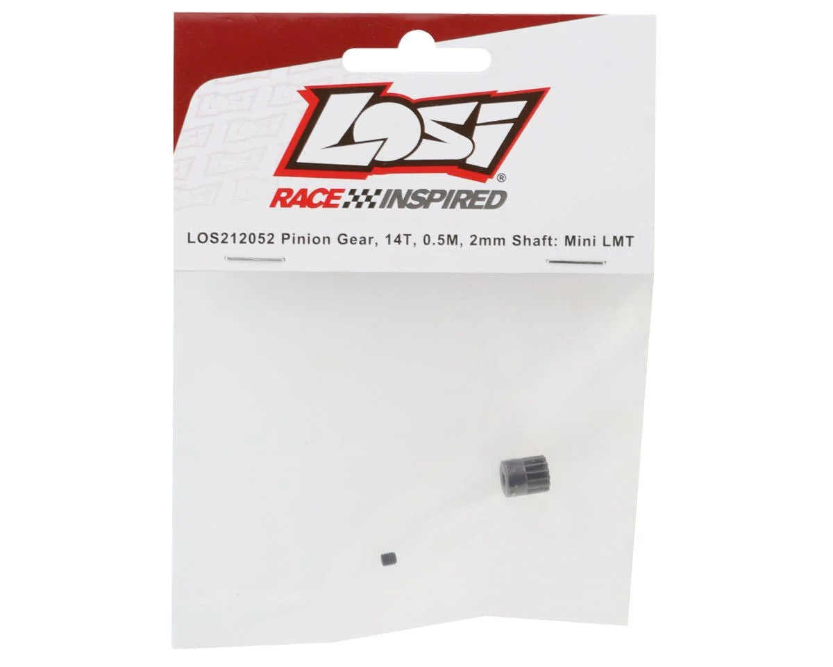 Losi 15T 0.5M Pinion Gear with 2mm Shaft, Mini LMT [LOS212053] - Image 2