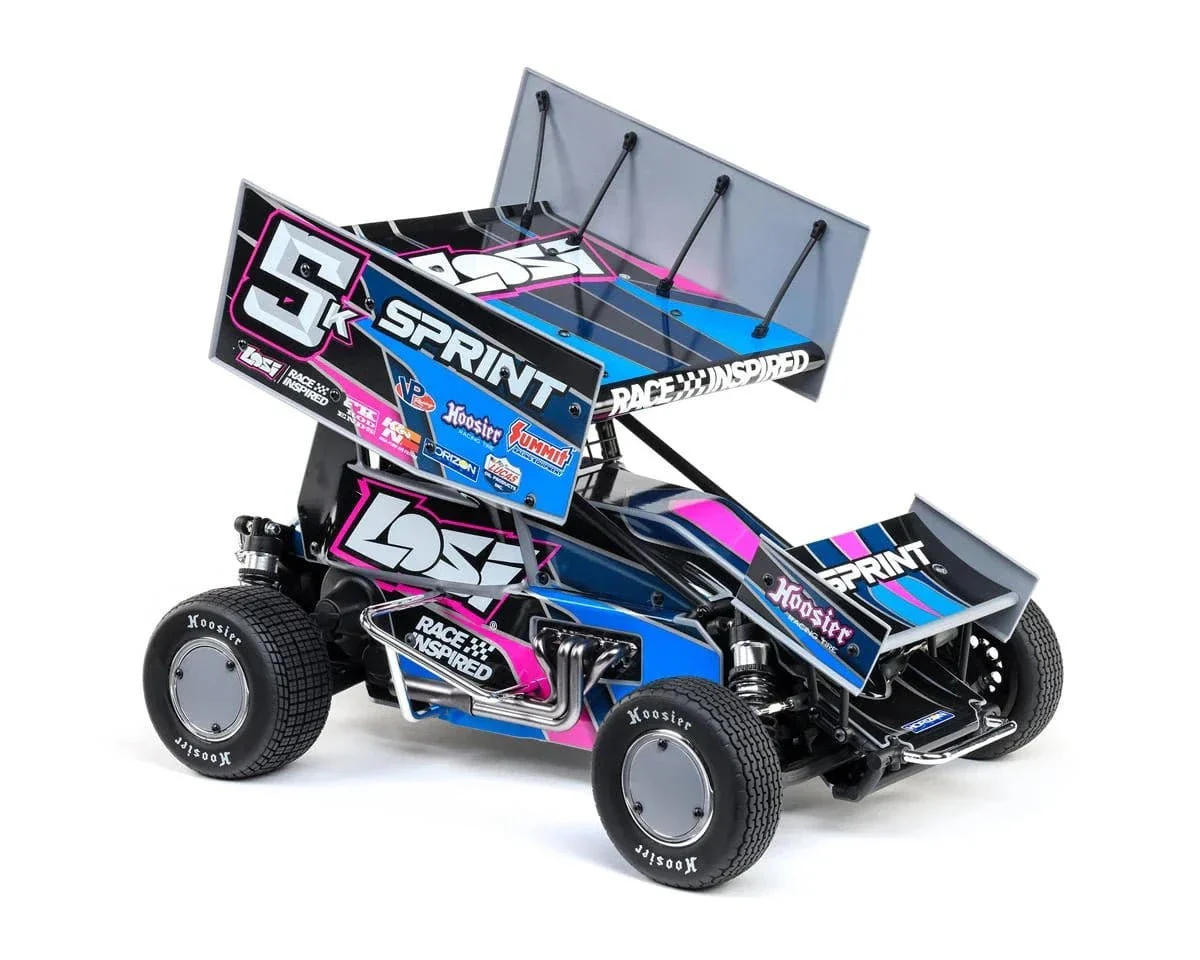 Losi 22S Sprint Car 1/10 2WD RTR - Blue (No Battery Or Charger) - Image 2