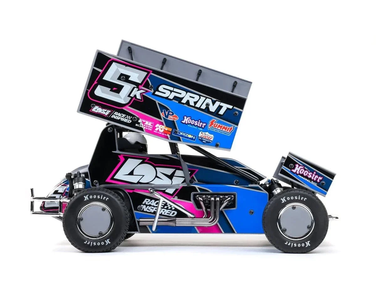 Losi 22S Sprint Car 1/10 2WD RTR - Blue (No Battery Or Charger) - Image 7
