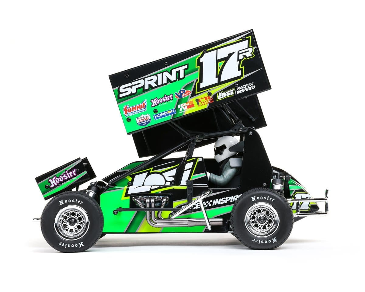 Losi 22S Sprint Car 1/10 2WD RTR - Green (No Battery Or Charger) - Image 2