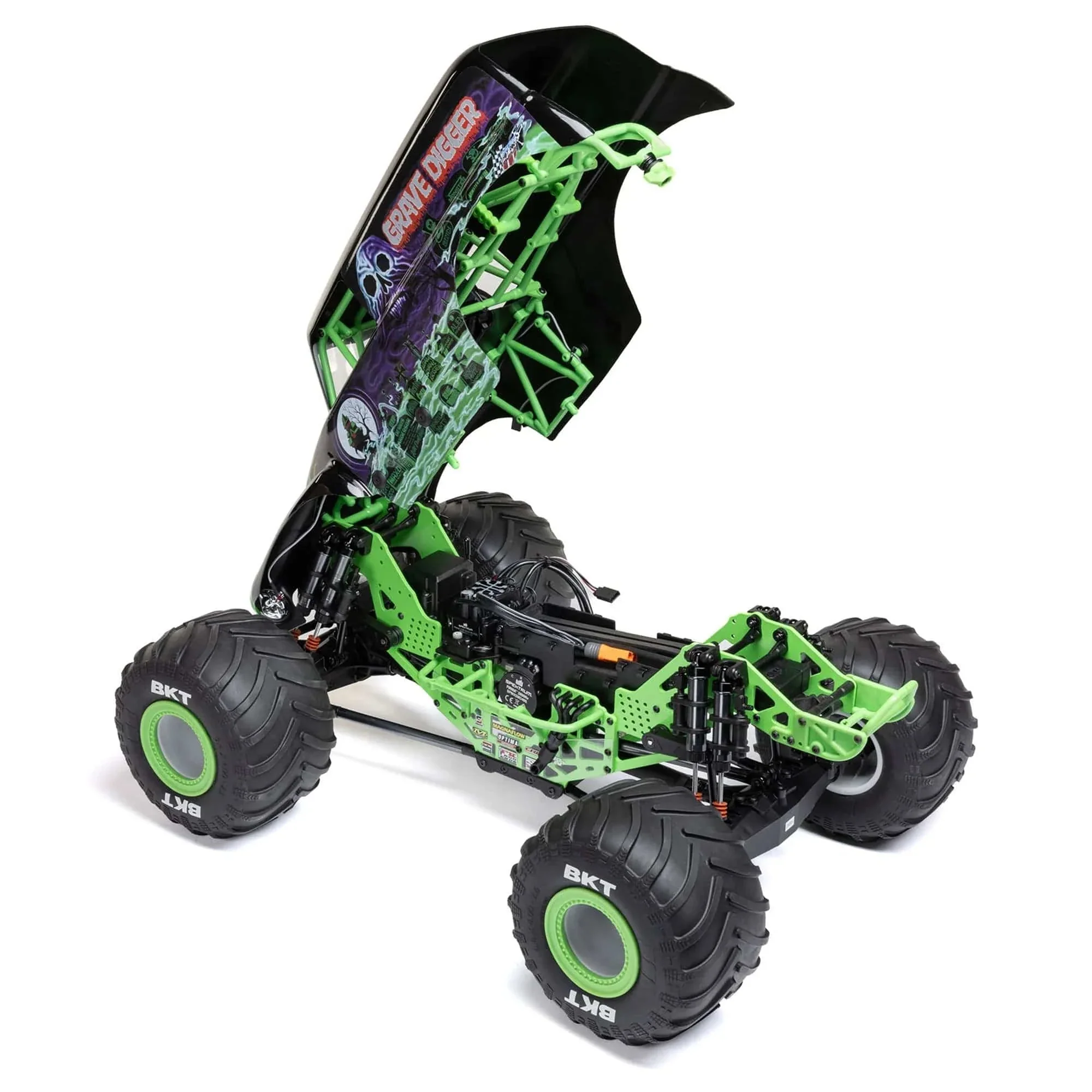 Losi LMT 2.0 Grave Digger Solid Axle 4x4 Monster Truck RTR [LOS04028T1] - Image 7