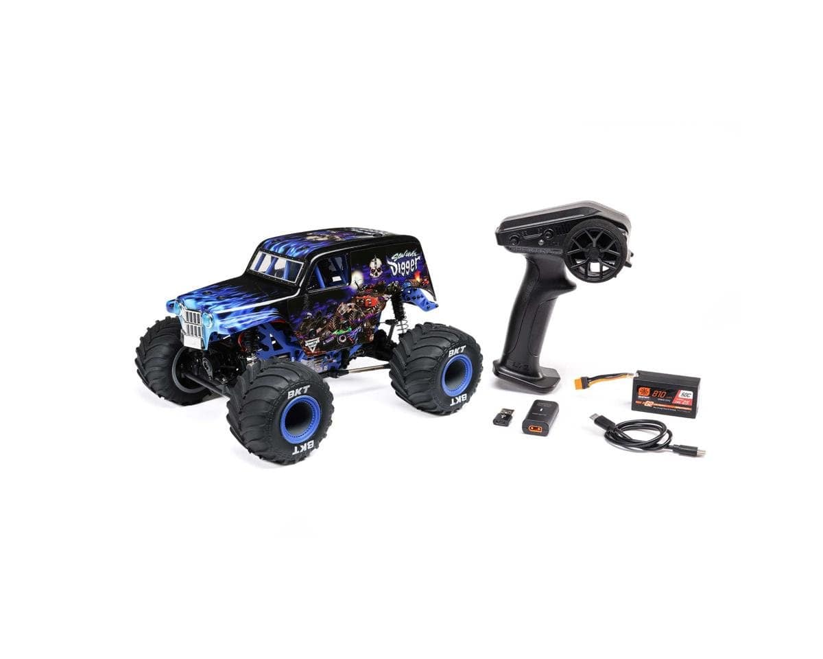 Losi Mini LMT 1/18 Son Uva Digger 4wd Monster Truck RTR [LOS01026T2] - Image 9