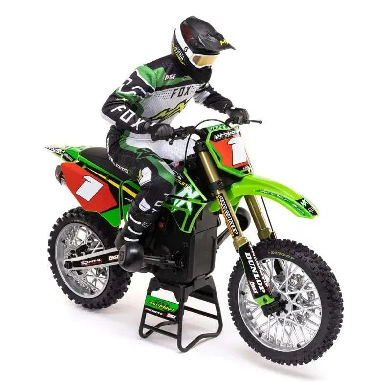 Losi Promoto-MX 1/4 Motorcycle RTR Combo with Battery and Charger, Pro Circuit Scheme - Image 3