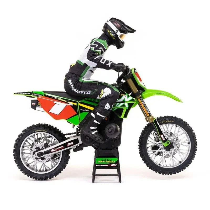 Losi Promoto-MX 1/4 Motorcycle RTR Combo with Battery and Charger, Pro Circuit Scheme - Image 6