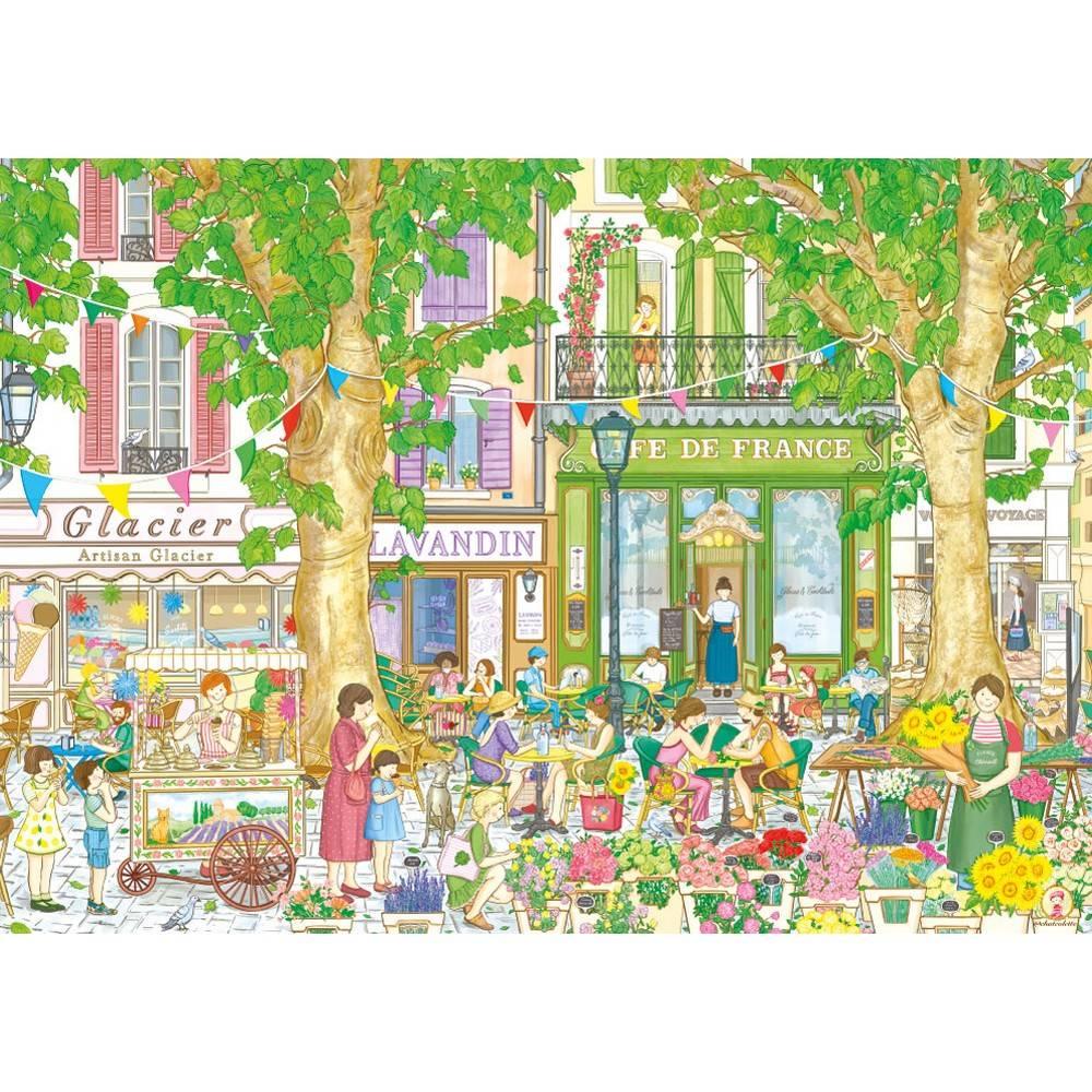 Magnolia 3486 Cafe De France Le Chat Colette 1000pc Jigsaw Puzzle - Image 2