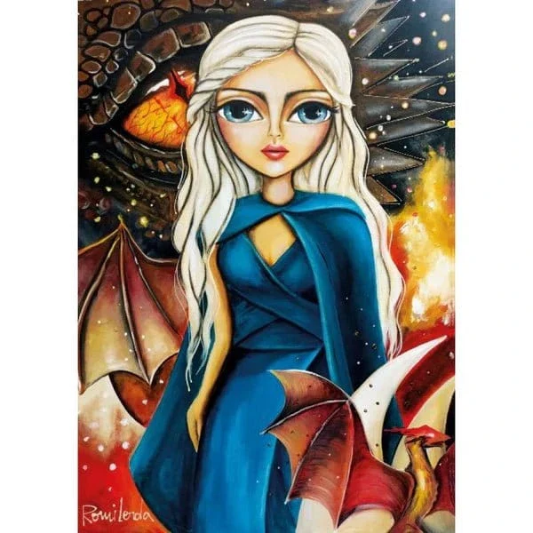 Magnolia Mother of Dragons Romi Lerda 1000pc Jigsaw Puzzle - Image 2