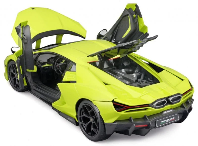 Maisto 1/18 2023 Lamborghini Revuelto HPEV Hybrid - Green Diecast Model - Image 2
