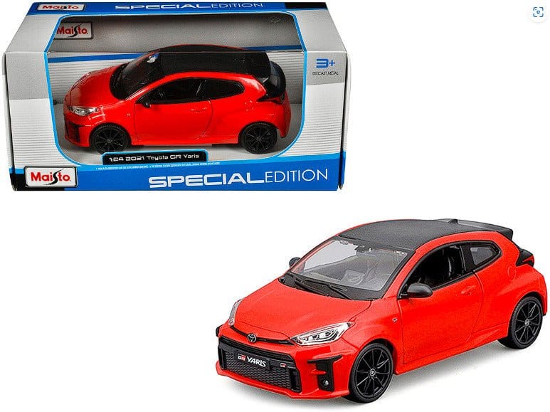 Maisto 1/24 2021 Toyota Yaris GR Diecast Model (Assorted Colors) - Image 2