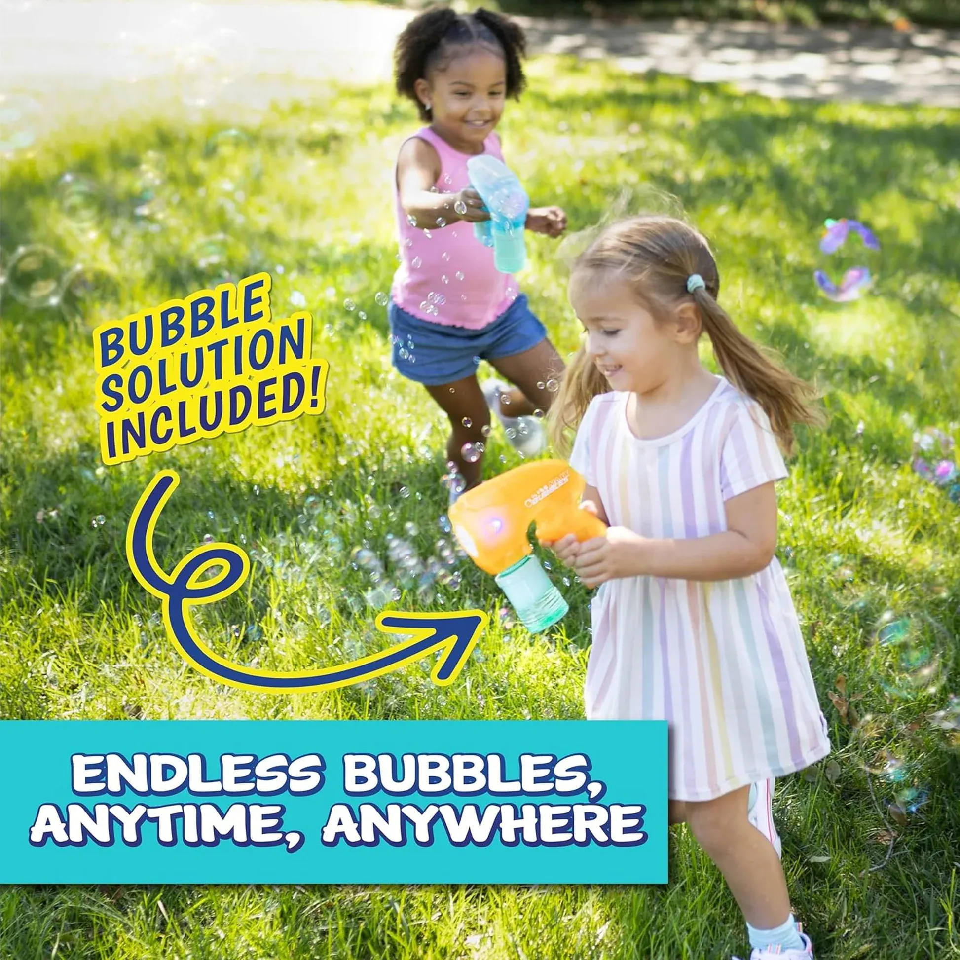 MAXX BUBBLES Light Up Bubble Blaster - Assorted (1) - Image 3