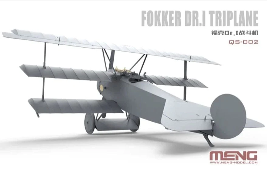 Meng 1/32 Fokker Dr.I Triplane Plastic Model Kit - Image 3